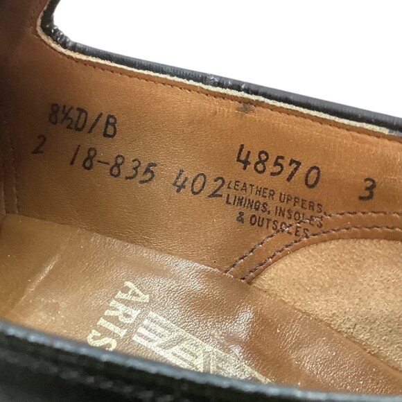 Vintage Johnston & Murphy Black Leather‎ Tassel Loafers Men\'s Size 8.5 D/B main image 7